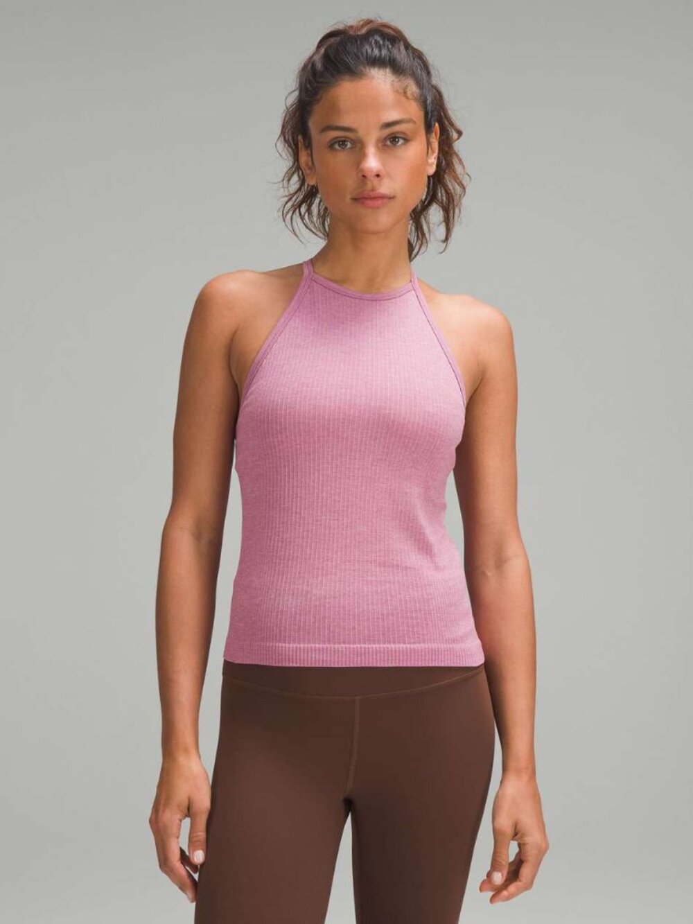 Lululemon Ebb to Street High-Neck Tank Top Velvet Dust 4